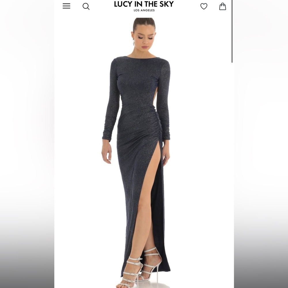 Navy Blue Formal Dress